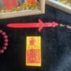 朱砂手绘高功 手机背贴符箓 健康符