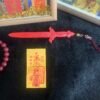 朱砂手绘高功 手机背贴符箓 招财符