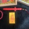 朱砂手绘高功 手机背贴符箓 文昌符 